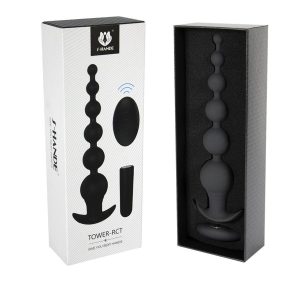 Bolas anales con vibración manejadas a control remoto. Su diseño ergonómico y sus nódulos en forma ascendente  de menor a mayor te permitirá una penetración suave y placentera._SEXTO_sENTIIDO