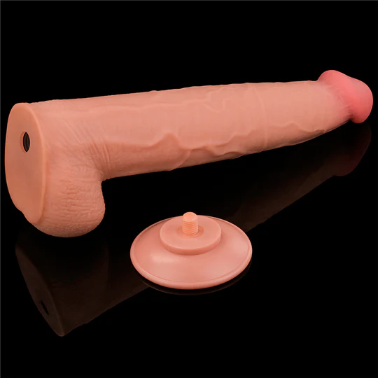 King Sized Sliding Skin Dual Layer Dong Flesh 13.5'' - Imagen 3